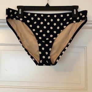 COPY - J. Crew Navy Polka Dot Bikini Bottom